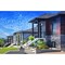 Z-Lite Glenwood 1 Light Outdoor Pier Mounted Fixture, Black & Clear 586PHMS-SQPM-BK - alternate 7